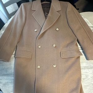 EUC Camel Overcoat (L)
